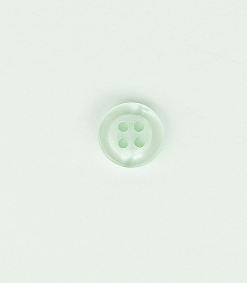 Shirt Button Size 18L x10 Light Mint Green - Click Image to Close